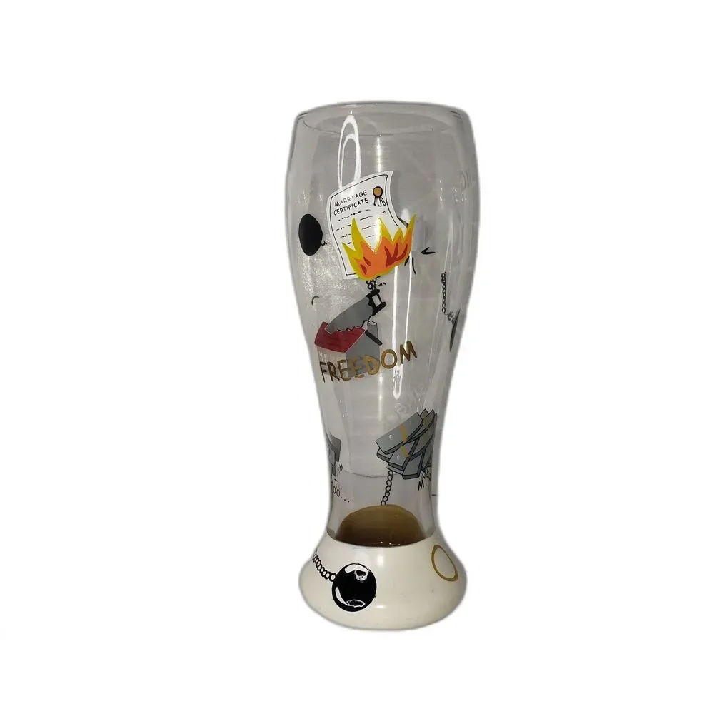 LOLITA Gotta Love Beer Hand Painted Pilsner Glass 22oz